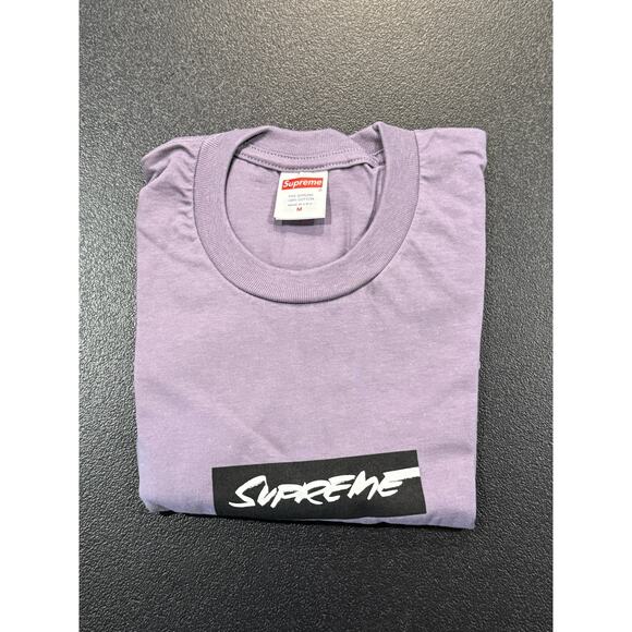Supreme Futura Box Logo Purple T-Shirt*NEW in BAG*Size M - Picture 3 of 6